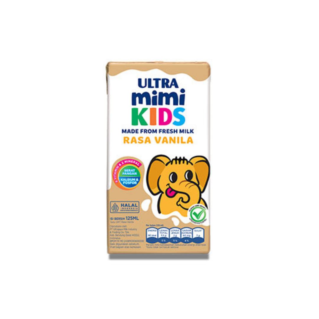 Susu Ultra Mimi Rasa Vanila 125ml - 40 PCS